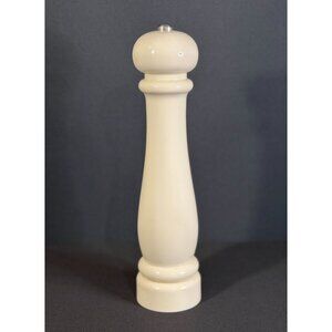 Kamenstein Traditional Glossy Battery Operated Salt Grinder, Shaker, Dispenser